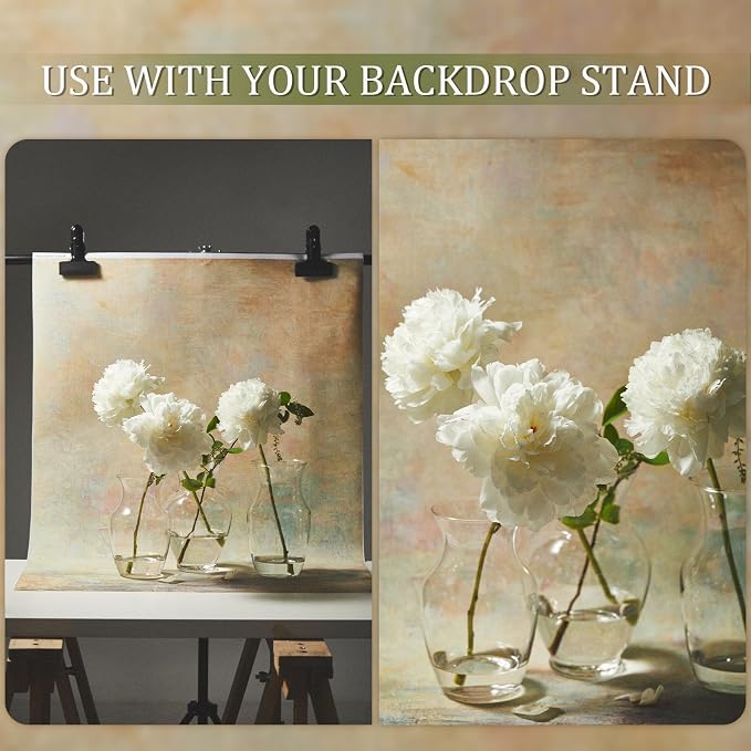 7PCS Photography Backdrops, Medium 39x27in | Non-Wrinkle, Retro Cloth, Flat Lay Props Background Table Top, for Jewelry, Cosmetics, Food - Image 3