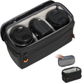 TARION Padded Camera Insert Bag Protective Framed DSLR Inner Case Organizer | Fits 1 Camera and 2 Lenses - Removable Lid Compatible for DSLR SLR Mirrorless Cameras ShellCore XS by TARION