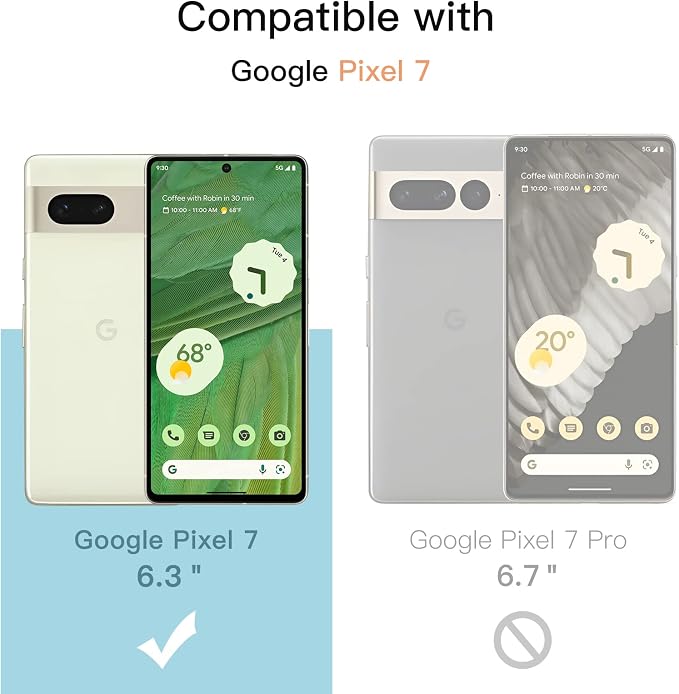 JETech Screen Protector for Google Pixel 7, 2+2 Pack | with Camera Lens Protector, HD Clear Tempered Glass, Anti-Scratch Protection, Easy Installation Tool - Image 3