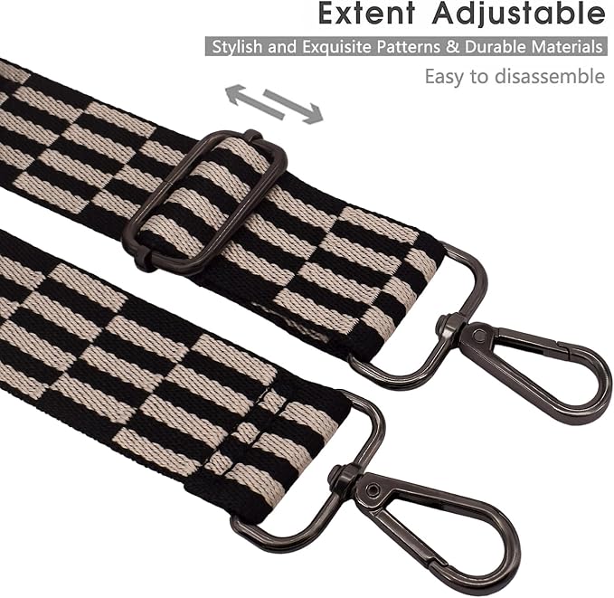 Replacement Purse Strap Shoulder Strap Adjustable Crossbody Strap for Women Crossbody Wide Shoulder Bag - Image 5