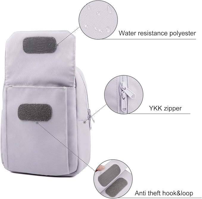 TULLIO Camera Bag Crossboy Camera Sling Chest Bag Backpack Waterproof for DSLR SLR Mirrorless Camera Waterproof for Photographer Compatible with Nikon Sony - Image 5