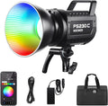 NEEWER 230W High Power RGB LED Video Light, APP/2.4G Control, 2500K-7500K 23000lux/1m COB Continuous Output Lighting, 17 Effects CRI95+ Bowens Spotlight for Studio Photography Video Recording, FS230C by Neewer