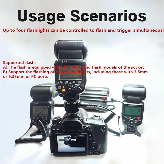 DY-T3C Set Style Multi-Functional hot Shoe Adapter, Single-Lens Reflex Camera Universal Flash Expansion Accessory/ Also Applicable Mini Camera Flash Height-Increasing Conversion Accessories - Image 5