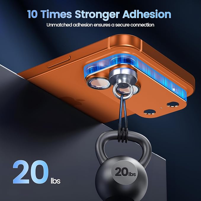 CACOE Metal Camera Lens Protector for iPhone 17 Pro Max | Tempered Glass Cover, Anti-Scratch, Drop-Proof, Strong Adhesion, Camera Screen Cover Accessories, Orange - Image 5