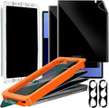 IMBZBK Privacy Screen Protector for Samsung Galaxy Z Fold 8 Ultra/Z Fold 7 | 2+2+2 Pack, 9H+ Hardness, Military Grade Shatterproof, Case Friendly, Bubble Free Auto-Dust Removal by IMBZBK