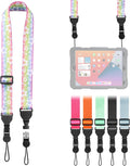 FIEIL Adjustable Shoulder Strap, Nylon Camera Strap, Comfortable Neck Strap for iPad, Cellphone Tablet, Camera, Laptop, Binocular, Luggage Bag (Rainbow Stars Universal Lanyard) by FIEIL