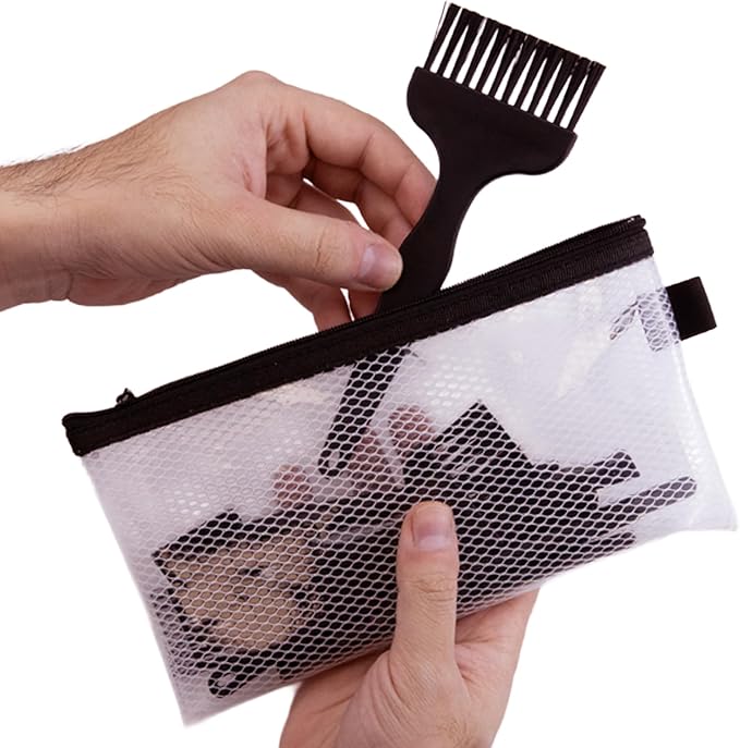 Electronics, Computers, 3D Printers, Anti Static Brush Tool Cleaning Kit - Set of 10 Brushes ESD (Electrostatic Discharge) with Zipper Pouch for Storage - Black Zipper - Image 4