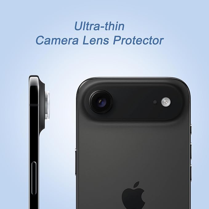 Ailun 3 Pack Camera Lens Protector for iPhone Air, Tempered Glass | Ultra HD, Anti-Scratch, Case Friendly, Does not Affect Night Shots - Image 4