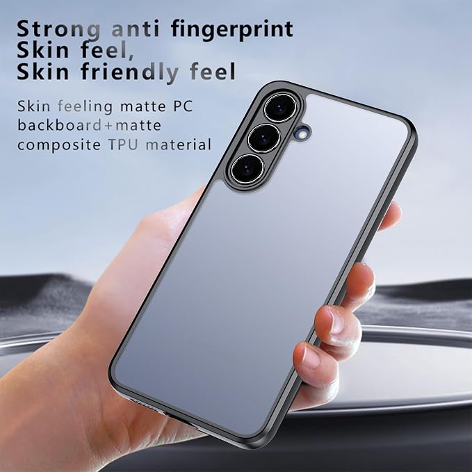 for Samsung Galaxy S25 FE Case with screen protector,high qualit,PC Material,Scratch Resistant,FlexibleFull Protection Anti-Skid - Image 2