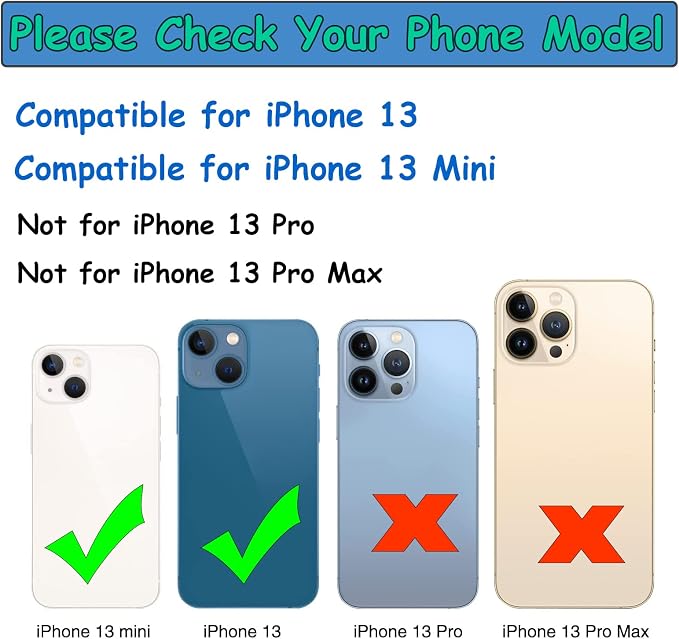 2pcs/Set Rear Back Camera Glass Lens Replacement for iPhone 13 for iPhone 13 Mini Camera Glass Lens Max Sapphire with Adhesive Preinstalled + Replacement Repair Tool kit Set - Image 2