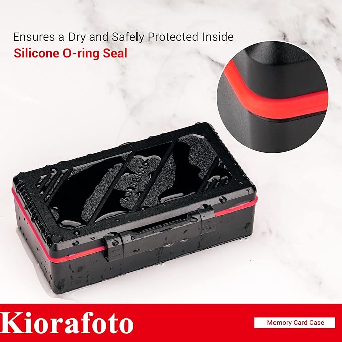 Kiorafoto 58 Slots TF Micro SD MSD Memory Card Case Holder Water-Resistant Anti-lost Anti-shock Storage Organizer with Labels & Notepaper, Switch Steam Deck Drone Trail Camera Memory Cards Accessories - Image 6