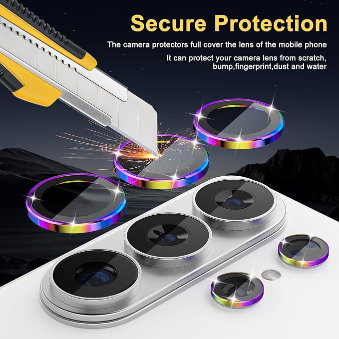 Camera Lens Protector for Samsung Galaxy S26 Ultra, Colorful | Tempered Glass, Auto-align Tray, Easy Installation, Case Friendly, Anti-Scratch, HD Clear, Ultra Slim - Image 2