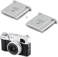 JJC 2 PCS Hot Shoe Cover Cap for Fujifilm Fuji XM5 XT5 XT50 XT30 II, Silver | Camera Hotshoe Cover for Fuji X-M5 X-T5 X-T4 X-T50 X-T30 II X100VI X100V X100 X-PRO3 X-S20 X-S10 X-E5 X-E4 X-T200 GFX100 II by JJC