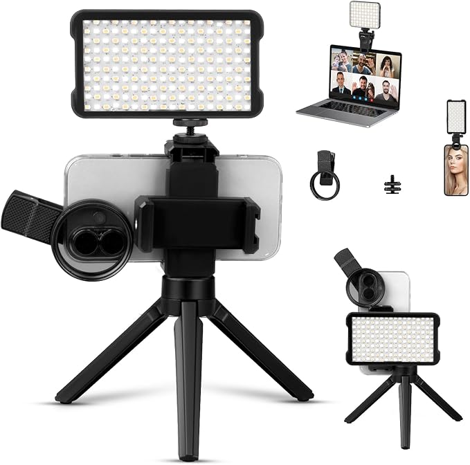 Tattoo Light Kit with 180LED and CPL Filter Len, Polarized Light for Tattoo, Compatible with iPhone, DSLR Camera, Tattoo Equipment and Supplies, Tattoo Lamp Remove Glare for Selfie Photography by FOCUSONBEAUTYANDHEALTH
