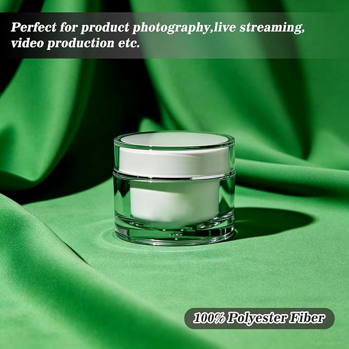 Dark Green Photography Backdrop for Photoshoot, 10x10 Ft Polyester Photo Backdrop Curtains, Dark Green Backdrops Screen for Photo Studio, Video, Content Creators, Birthday Parties Background - Image 5