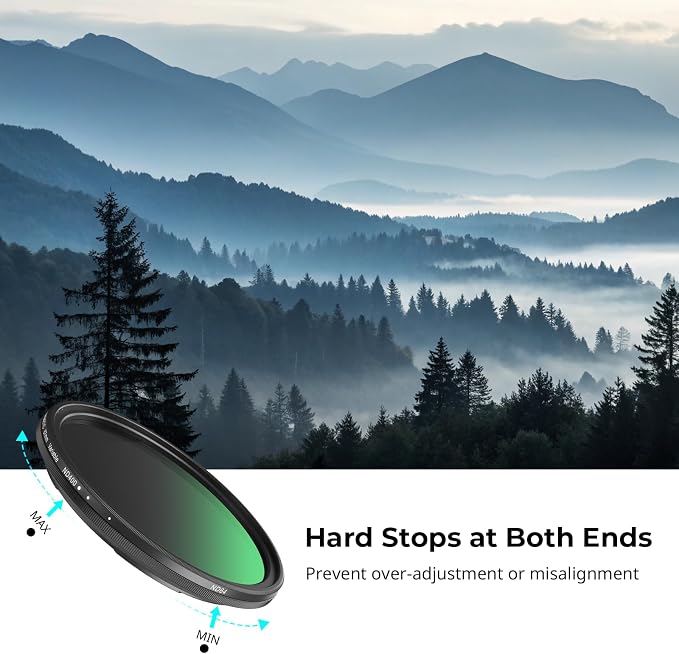 SmallRig Magnetic 67mm VND Filter ND64-ND400 (6-9 Stop), Adjustable ND Filter for iPhone 16 / S24 Ultra/for Vivo X100 & 67mm Camera Lenses, No X Cross HD Optical Glass, with Threaded Adapter - 5169 - Image 7