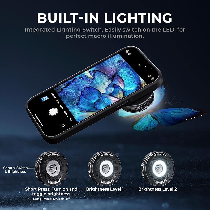 Freewell 45x Macro Lens for Smartphones 17mm Threaded | Extreme Detail Close-Ups Lens for iPhone & Samsung - Image 3