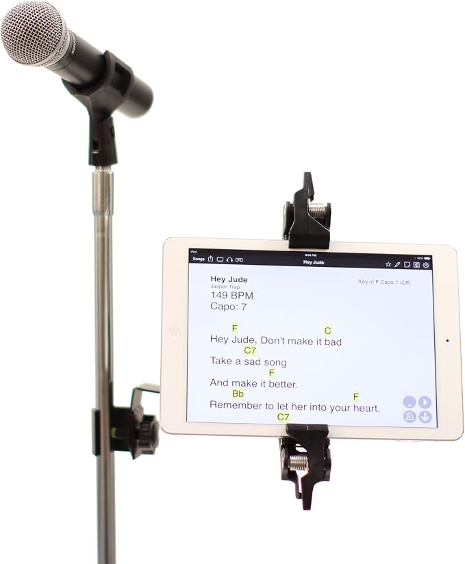 AirTurn Manos Universal Tablet and Phone Holder with Side Mount - Image 4