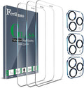 Ferilinso 3 Pack Screen Protector for iPhone 11 Pro Max, Tempered Glass | 9H+ Hardness, Military-Grade Shatterproof, HD Clear, Case Friendly, Easy Installation Bubble Free, with Camera Lens Protector by Ferilinso