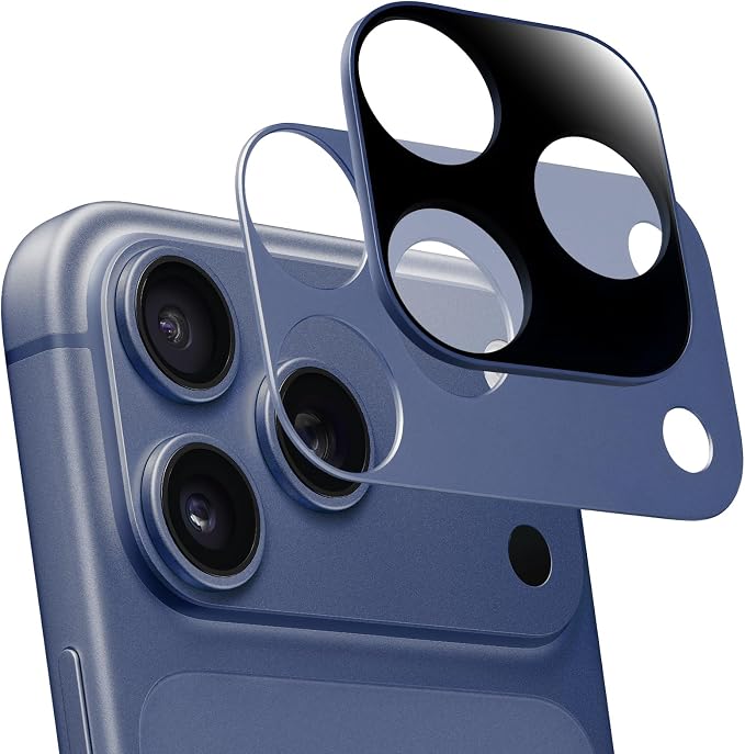 MagFilter Phone Camera Lens Filter Kit for iPhone 17 Pro Max, 2-in-1 Black Mist, Soften Highlights, Minimize Digital Texture, Reduce Reflections, Optimal Glass (17Pro Max, BM Blue) by CASEWORLDLLC