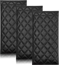 TRIUMPH VISION Eyeglass Case Glasses Case Soft Sunglass Pouch Sleeve 3 Pack | Slim Lightweight Alternative to Bulky Case, Leather Lined Protect Lens, Squeeze Easy to Use, Stylish Portable for Daily Use by TRIUMPHVISION