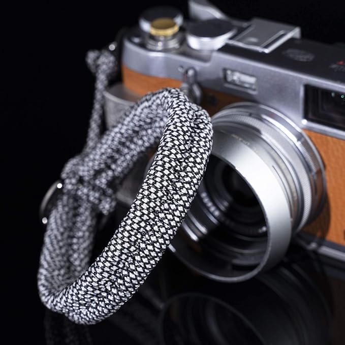 Paracord Camera Wrist Strap Lanyard-Quick Release for DSLR Mirrorless White | Adjustable wrist size,High-strength paracord material, lightweight 1.16oz, secure metal clasp,Fits Canon Nikon Sony Fuji - Image 2