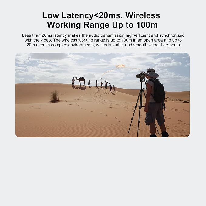 Comica CVM-VM30 Shotgun Microphone for Camera, Smartphone, and PC | with Wireless Mode , Digital/Analog Output, 75/150Hz Low-Cut Filter Modes, Video Microphone for Filmmakers, Vloggers - Image 4