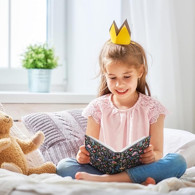 Fintie Photo Album 4x6 Photos - 52 Pockets Small Wallet Albums For Family | Vegan Leather Cover, 4X6 Picture Keepsakes, Family/Wedding/Travel Memory Book, Baby/Kids/Boys/Girls Gift, Black Floral - Image 6