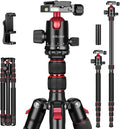 Victiv 80/85 inches Heavy Duty Tripod for Camera and Phone, 85" Camera Monopod Tripod, DSLR Binoculars Spotting Scope Camcorders Video Tripod Stand, 360 Degree Ball Head, 35 lbs Loads | Tripod Stand for DSLR Binoculars Spotting Scope Camcorders Video, ... by Victiv