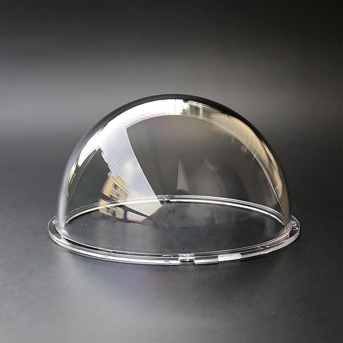 3.3 Inch Small Clear Camera Dome Cover, Waterproof Rainproof Polycarbonate Security CCTV Camera Lens Protection Cover (Size 85x45mm Transparent) by UQISOVI