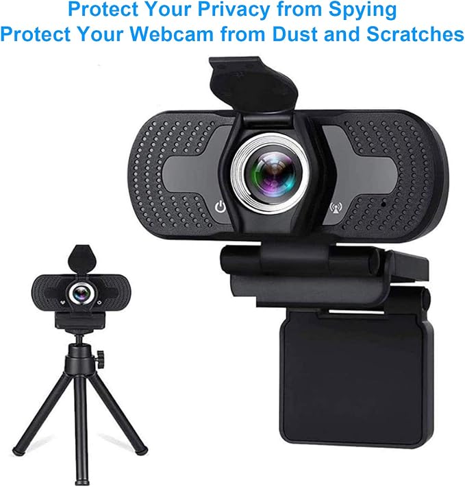 JCWINY Webcam Cover, 2 Pack Desktop Computer External Webcam Lens Covers Shutter Cap Hood, Streaming Web Camera Privacy Cover Clip Compatible with Logitech HD Pro Web Cam C270/C615/C920/C930e/C922X - Image 6