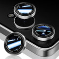 HelloDeere for Samsung Galaxy Z Flip 8 Camera Lens Protector, Military-Grade 9H+ Tempered Glass with AR Optical Tech HD Anti-Glare Anti-Scratch Metal Individual Ring Easy Install Case Friendly, Silver by HOME
