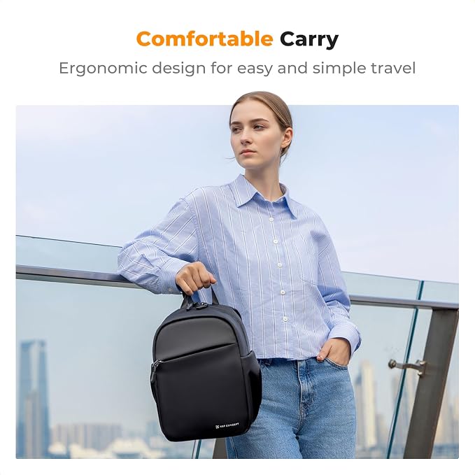 K&F CONCEPT Camera Backpack, Lightweight Compact Camera Bag 5L | Water-Resistant, Dividers, 9.7in Tablet Compartment, Quick Access, Street & Urban, Men & Women, for Canon/Nikon/Sony - Image 5