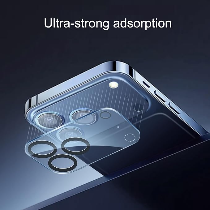 Ailun 3 Pack Camera Lens Protector for iPhone 17 Pro | Tempered Glass, Ultra HD, Anti-Scratch, Case Friendly, Does not Affect Night Shots - Image 2