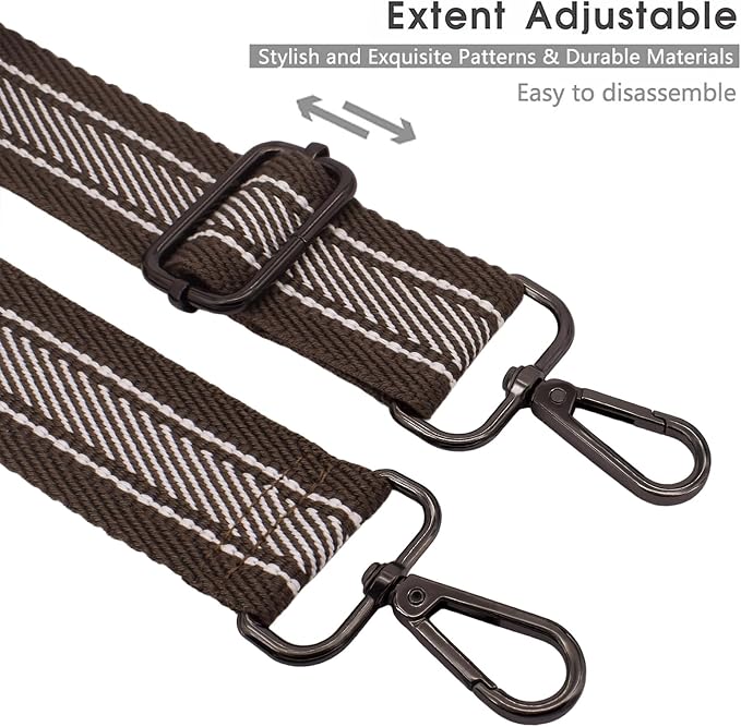 Replacement Purse Strap Shoulder Strap Adjustable Crossbody Strap for Women Crossbody Wide Shoulder Bag - Image 4
