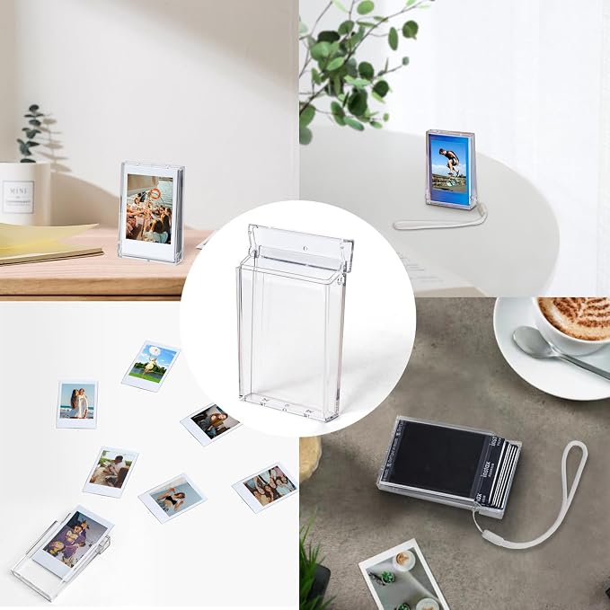 Picture Holder Storage Case for Fujifilm Instax Mini Film,3 inch Photo Pouch Instant Camera Film Accessories for Fujifilm Instax Mini EVO/40/90/12/11/9/8/7/7+/7s ect (1, Transparent) - Image 8