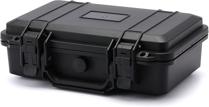 Mayouko Portable Tool Box with Shock- Proof Sponge, Water Proof Grade IP67, Waterproof Hard Case with Foam Insert, Shockproof Carrying Case, Explosion Proof Box, 11.6"L×8.3"W×3.9"H by MAYOUKO