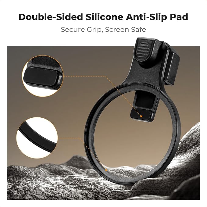 K&F CONCEPT 67mm Press-on Phone Lens Filter Adapter, | Compatible with iPhone 17/16/15/14/13/12, 16/15/14/13/12 Pro, 16/15/14/13/12 Pro Max, FP102 - Image 2