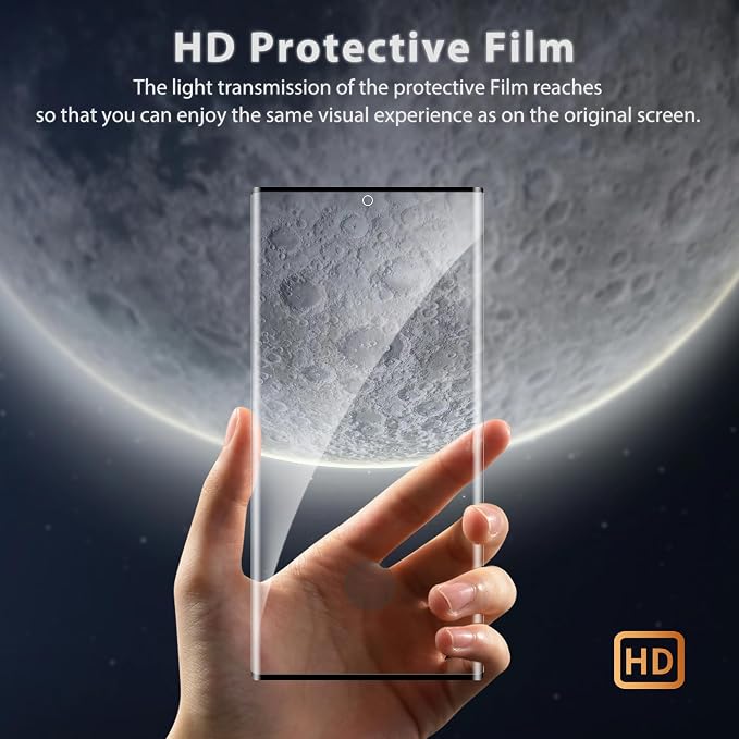 V-PORYADKU 3 Pack for Galaxy S22 Ultra Screen Protector | 9H Tempered Glass, Anti-Scratch, Fingerprint Unlock, HD Clear, Case Friendly - Image 6