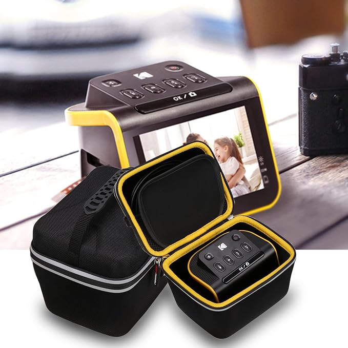 FBLFOBELI Hard Case for KODAK Slide N SCAN Film & Slide 5” LCD Scanner | Hard EVA Shell, Shockproof & Water-Resistant, Double Zipper Closure, Mesh Pocket, Travel Storage Bag - Image 6