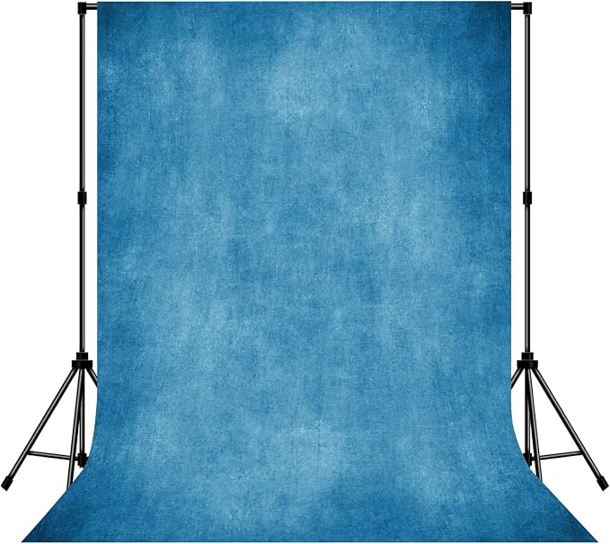 Blue Photo Backdrop Studio Abstract Texture Photography Background 6x9ft | Creative Background Photography Studio Shooting Canvas Professional Portrait by MIZSYE