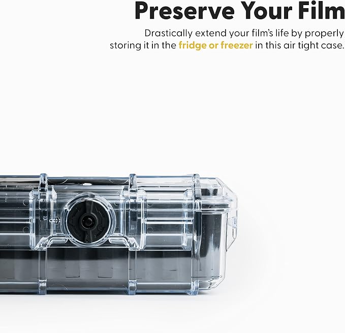 Evergreen 120mm Film Storage Case | Holds 18 Rolls of Medium Format Film | Preserve and Protect Your Film | Waterproof, Crushproof, & Freezer Safe (Film Not Included) (Clear) - Image 4