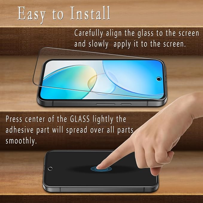2+2 Pack Screen Protector for Google Pixel 10a Tempered Glass | with Camera Lens Protector, Anti Scratch, Bubble Free - Image 4