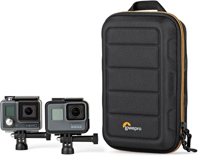 Lowepro Hardside CS 60 Case for Small Drone, Mirrorless Cameras or 2 Action Cameras, 1-2 Lenses, Accessories, 14.00 x 8.51 x 22.71 cm, Black - Image 6