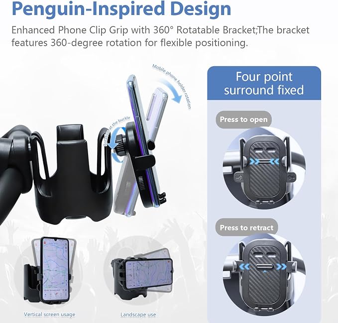 Mic Stand Cup Phone Holder 2-in-1 Beverage Device Accessory for Dance Studios Bands Symphonies Opera Rehearsals Stage Performances Music Stands Drum Racks All Stand Types - Image 4