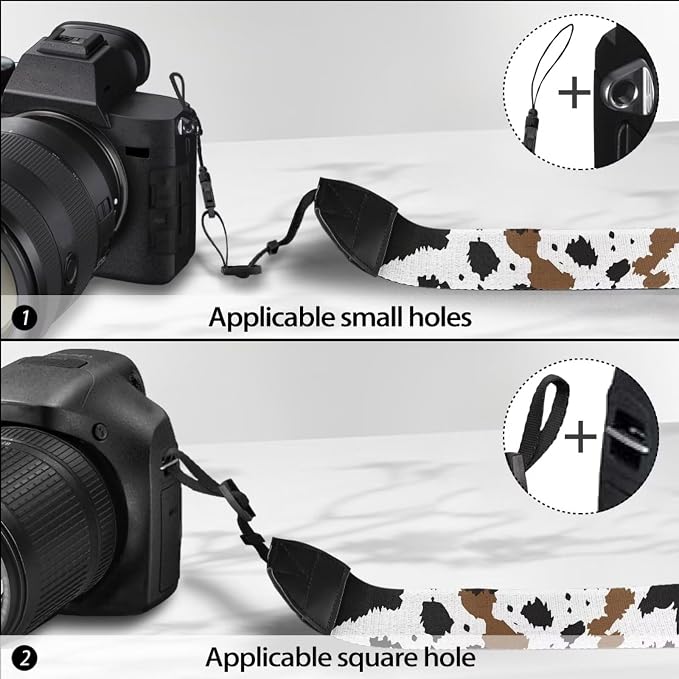 Coldinair Black Adjustable Camera Strap Universal Neck & Shoulder Soft Padded Strap for All DSLR Cameras,Binoculars - Image 5