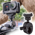JJC Magnetic Bike Pole Mount for DJI Osmo Action 6 & Nano,with Ball Head | Handlebar Bike Pole Mount Motorcycle Clamp Mount,Lightweight ABS Crab Clamp for Round Pipe Tube Desk,w. Quick Release Mount by JJC
