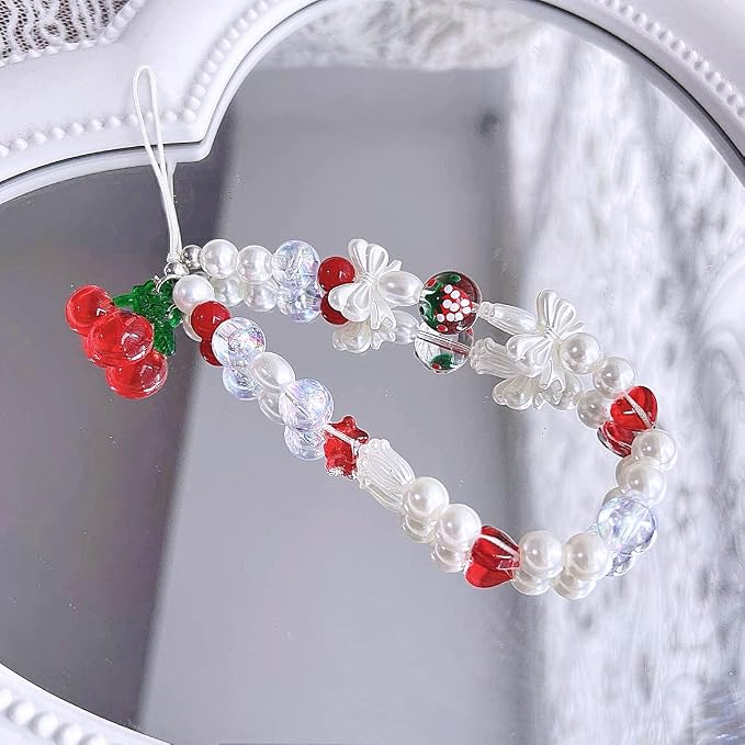 Beaded Camera Wrist Strap Cute Digital Camera Charm Lanyard, Phone Wristlet Charms, Phone Chain for Camera - Image 7