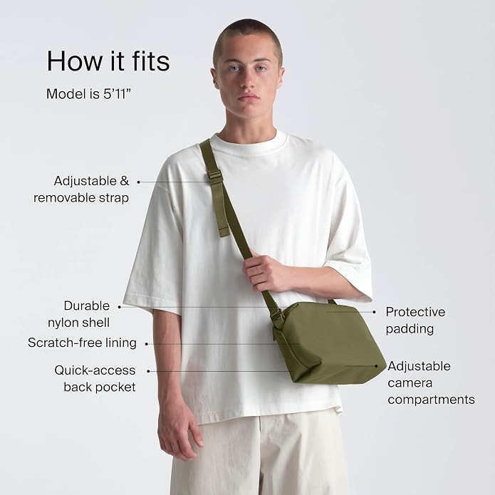 Urth Dolomite 5L Crossbody Camera Sling Bag - Weatherproof + Recycled - Image 5