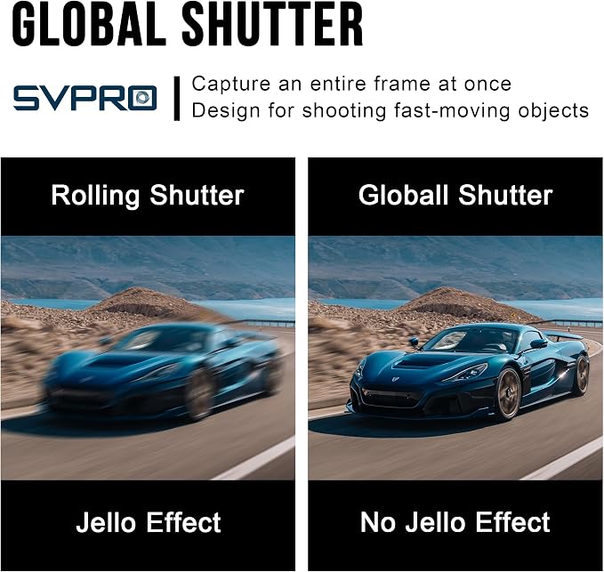 SVPRO USB 3.0 Global Shutter Camera, 1200P 120fps, 720P 200fps High-Speed Camera with Manual 5-50mm Lens, 10x Optical Zoom, Plug-and-Play UVC Webcam for Computer and Laptop - Image 2